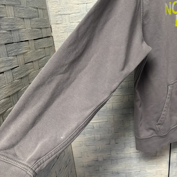 The North Face Gray Hoodie Pullover Mens M Logo Graphic Hooded Sweatshirt - Picture 7 of 7